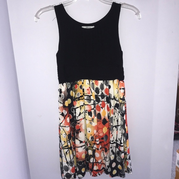 Designer abstract splatter dress - Picture 1 of 3